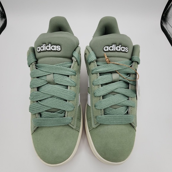 Adidas Grand Court Alpha‎ Shoes Womens 9 Silver Green Sneaker JR3143 NEW in Box - Picture 6 of 12